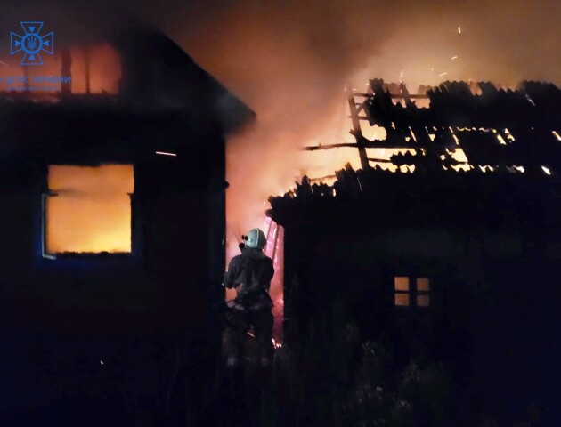 На Волині минулої доби в пожежах згоріли чоловік і жінка