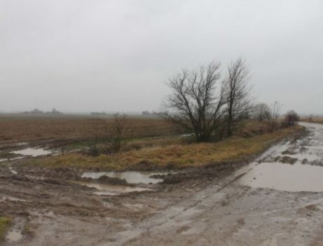 Вантажівки знищили дорогу на Волині, яку селяни ремонтували за свій рахунок