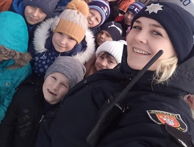 Волинські поліцейські відвідали школярів. ФОТО