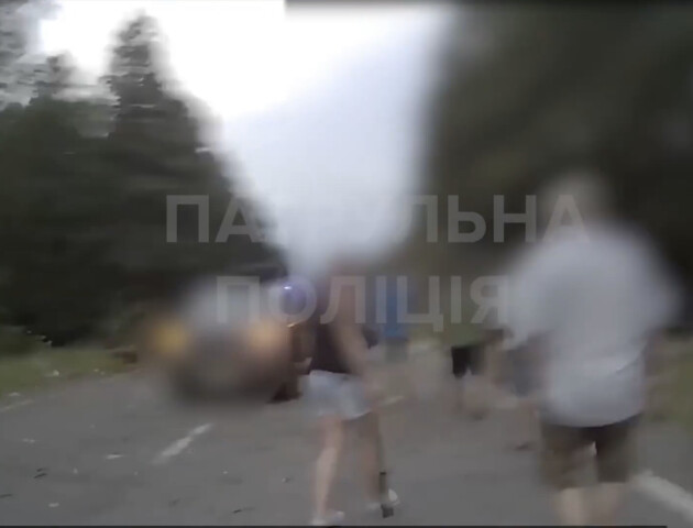 На Волині під час негоди дерево впало на авто: постраждала пасажирка