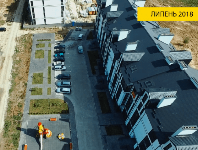 З висоти пташиного польоту: показали, як триває будівництво ЖК «Юпітер». ВІДЕО
