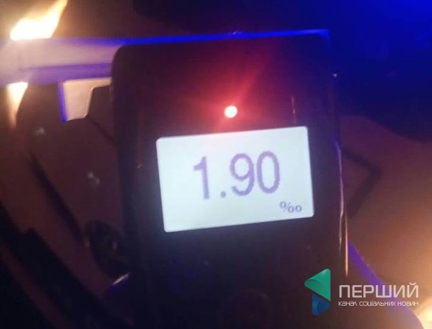З перевищенням норми в 9 разів: у Луцьку затримали п'яного охоронця