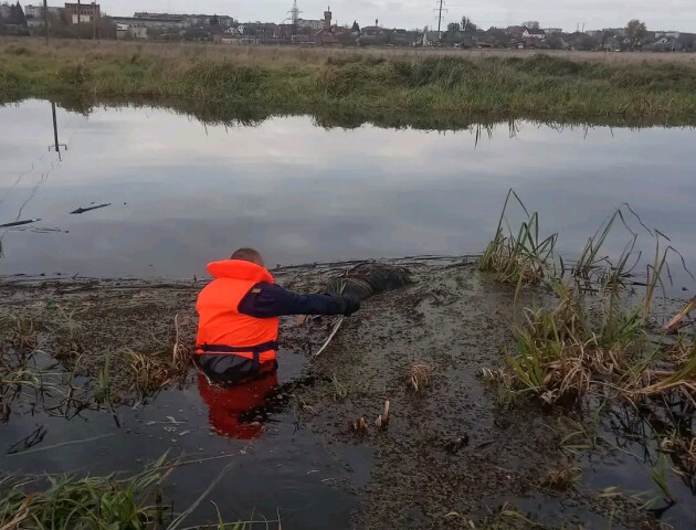На Волині рятувальники дістали тіло людини з водойми