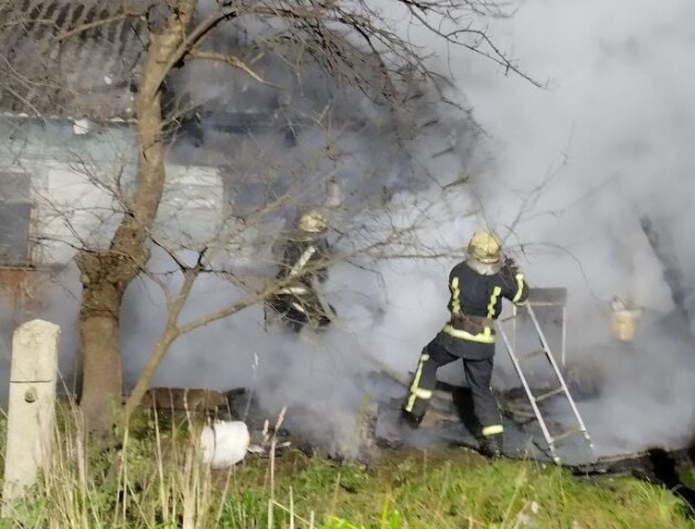 На Ковельщині горів житловий будинок