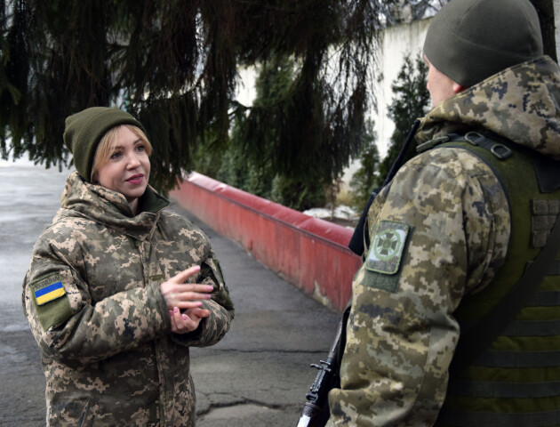 Звільнена з полону луцька прикордонниця – уже на службі. ФОТО