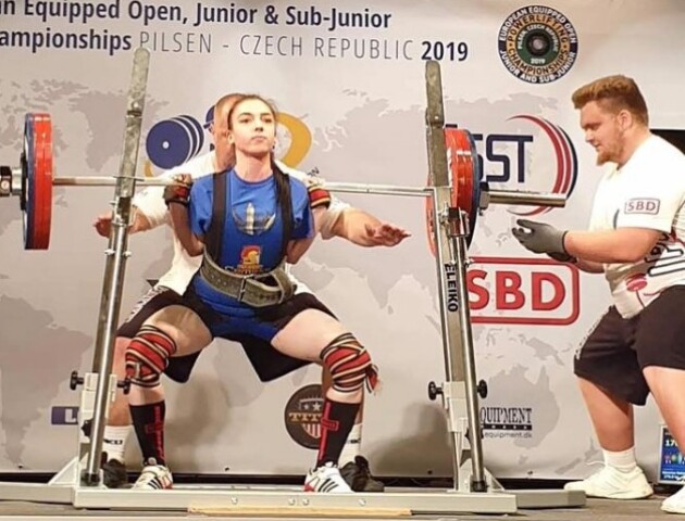 Лучанка здобула «бронзу» на чемпіонаті Європи з пауерліфтингу