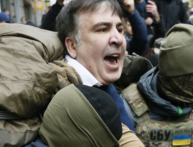 Саакашвілі затримали в київському ресторані. ВІДЕО