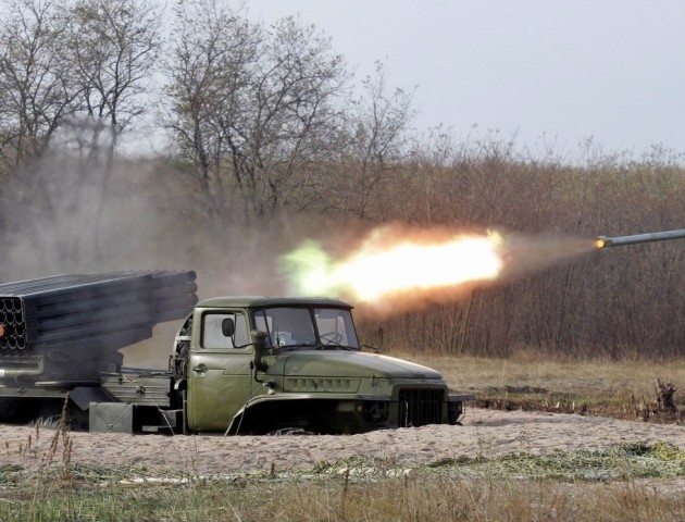 Бойовики обстріляли з «Градів» укріплення ЗСУ