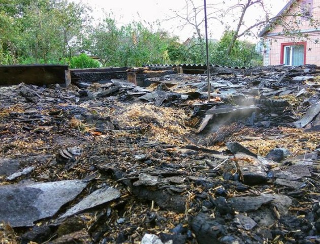 Волинянка, у якої посеред ночі згоріли кухня та хлів, потребує допомоги небайдужих людей