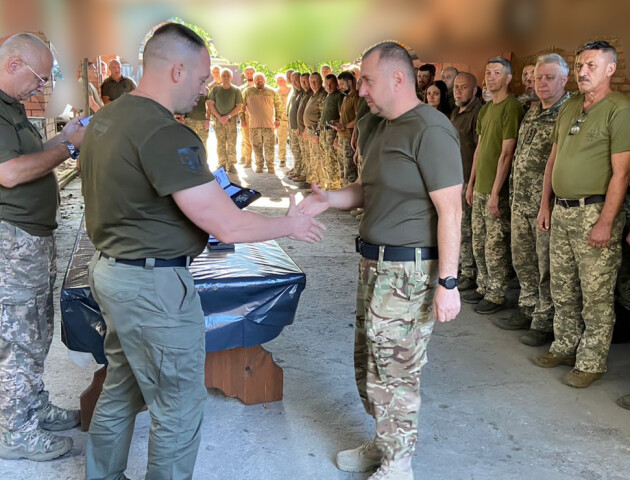 Командування Сил ТрО ЗСУ відзначило волинських поліцейських-добровольців