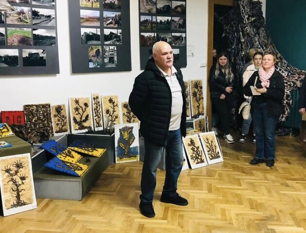 У Луцьку відкрили виставку з уламків снарядів та ракет