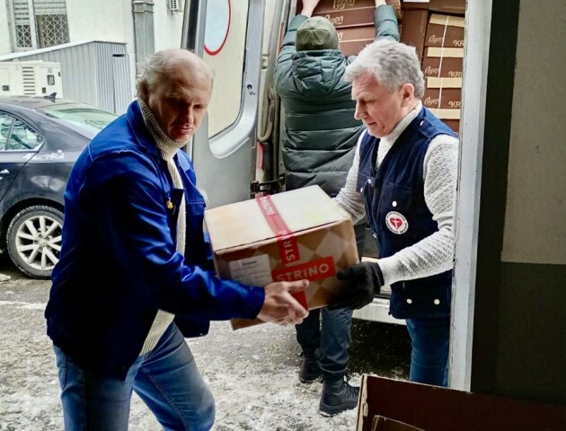 З Волині на Київщину відправили їжу, одяг, ковдри та пічки