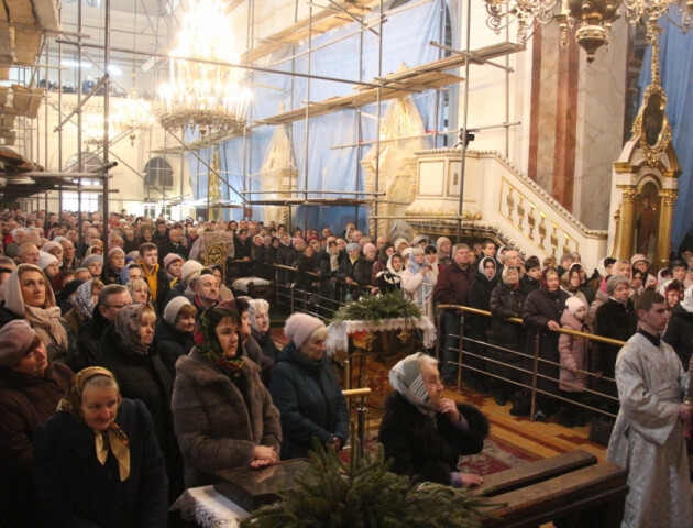 У головному Соборі Луцька відзначили Різдво за новоюліанським календарем. ФОТО, ВІДЕО