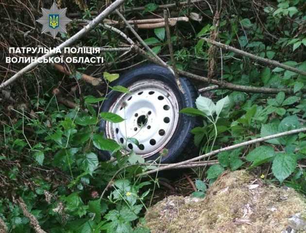 У Луцьку затримали двох невідомих, які відкрутили з припаркованого авто два колеса