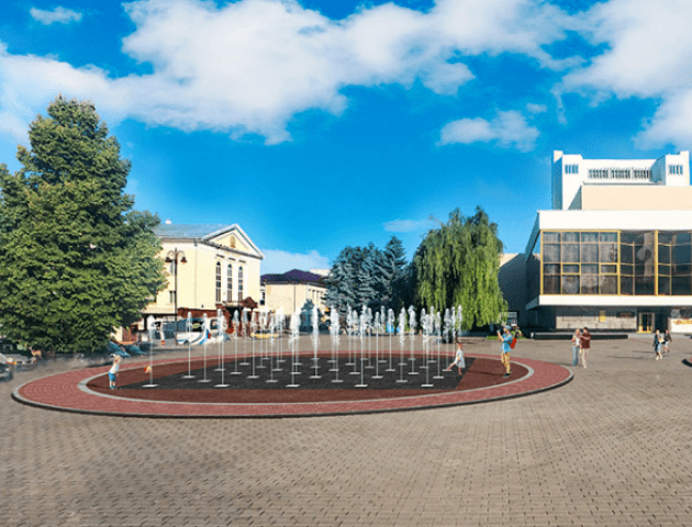 У центрі Луцька хочуть зробити світломузичний фонтан. ФОТО
