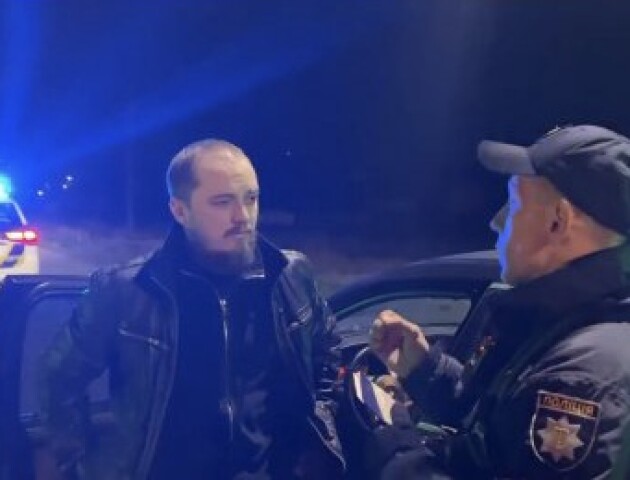 У Луцьку спіймали настоятеля монастиря п'яним за кермом авто. ВІДЕО