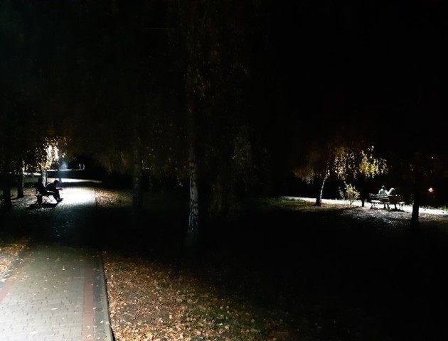 У місті на Волині вперше за роки незалежності освітили парк. ФОТО