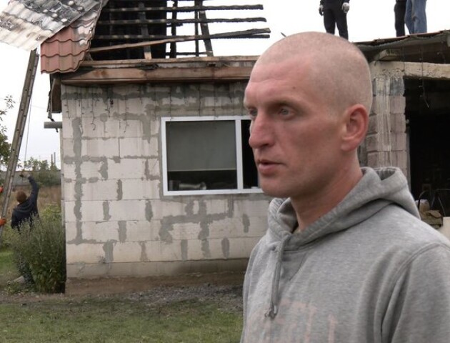 У сім'ї військовослужбовця з Волині згорів будинок
