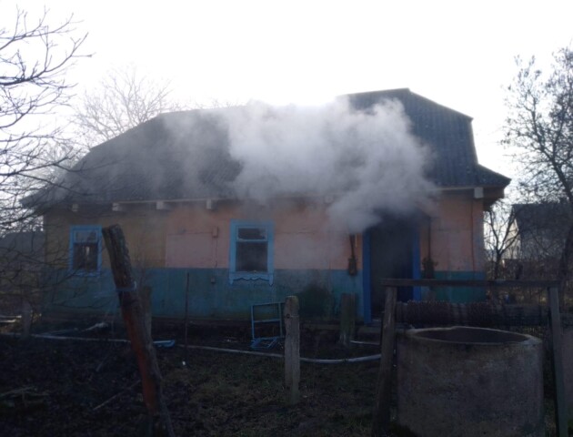 На Ковельщині горів житловий будинок