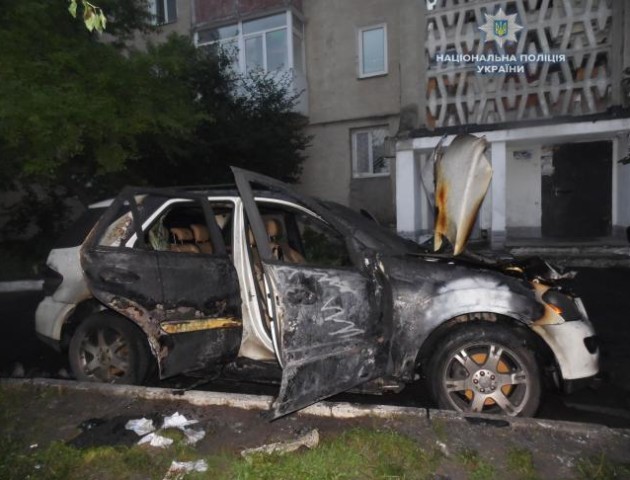 У Рівному власнику ігрових автоматів спалили авто. ВІДЕО