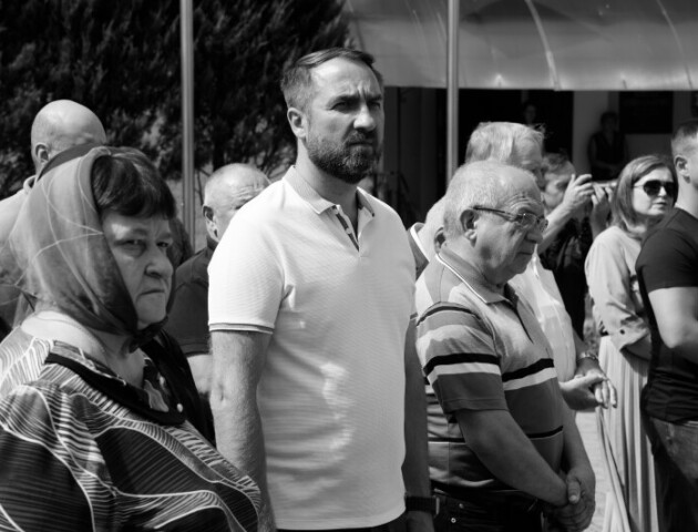У Луцьку попрощалися із загиблим депутатом обласної ради Сергієм Слабенком. ФОТО
