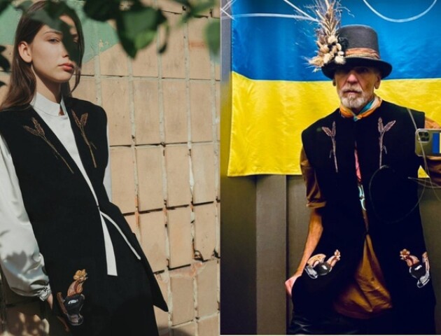 Дизайнер Френк Вільде з Німеччини сфотографувався у жилетці луцького бренду