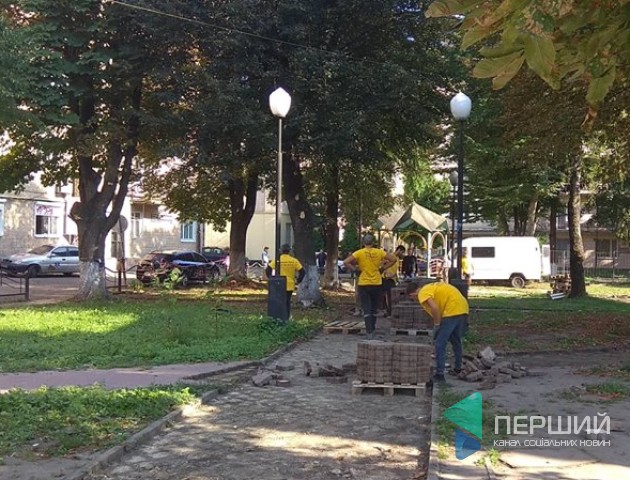 Розповіли, яким буде сквер у центрі Луцька