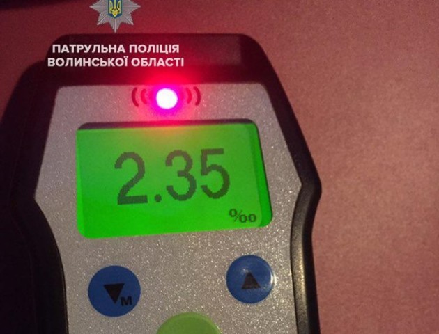 На Волині патрульні «вполювали» п'яних водіїв. ФОТО