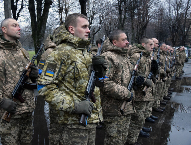У Луцьку склали присягу мобілізовані прикордонники. ФОТО