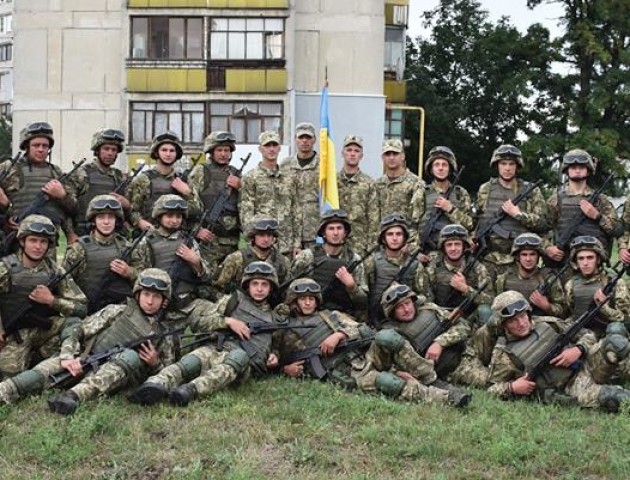 Волинські бійці привітали жителів Володимира-Волинського з Хрещенням Русі
