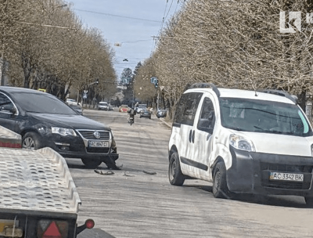 У Луцьку зіткнулися Volkswagen та Fiat