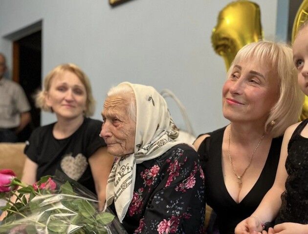 На долю випало чимало випробувань: волинянка відзначила 100-річний ювілей