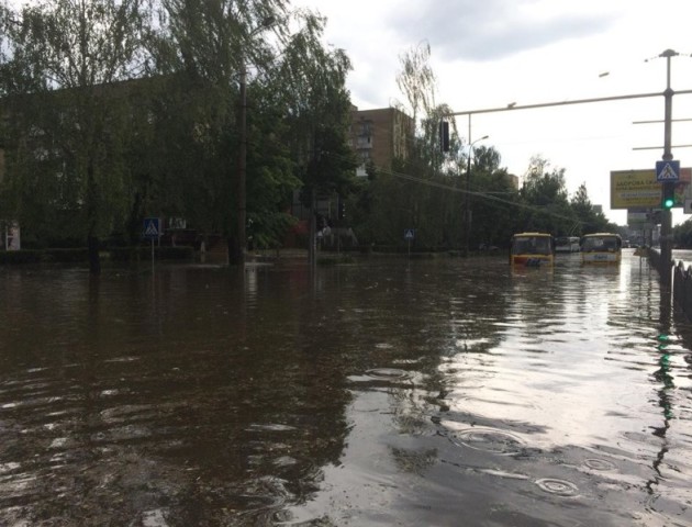 Скільки у Луцьку витратили на ліквідацію наслідків зливи