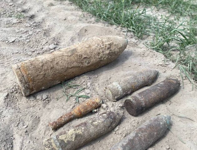 На Волині рятувальники знищили гранату та снаряди часів Другої світової війни
