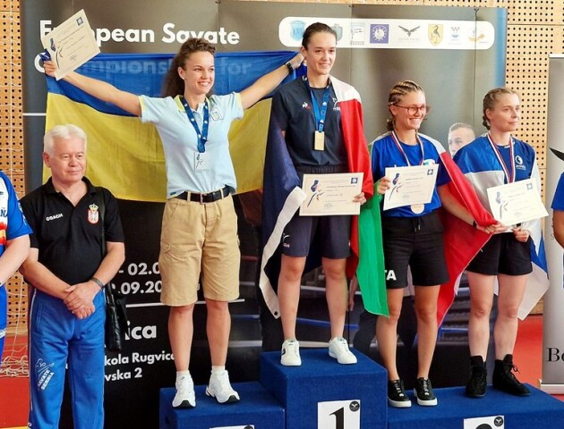 Спортсменка з Волині стала віцечемпіонкою Європи з французького боксу сават
