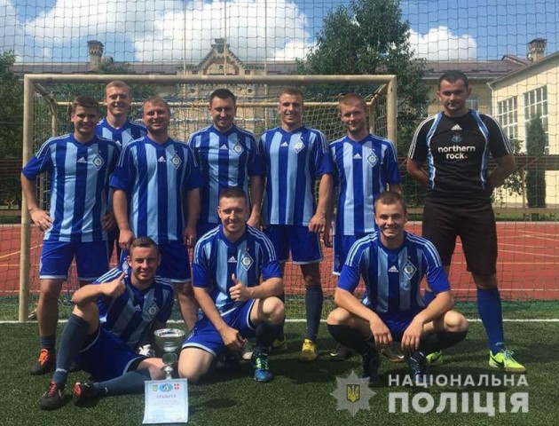 Волинські правоохоронці демонстрували вправність у футболі
