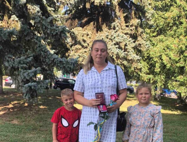 Родині загиблого Героя з Луцького району вручили його орден «За мужність»