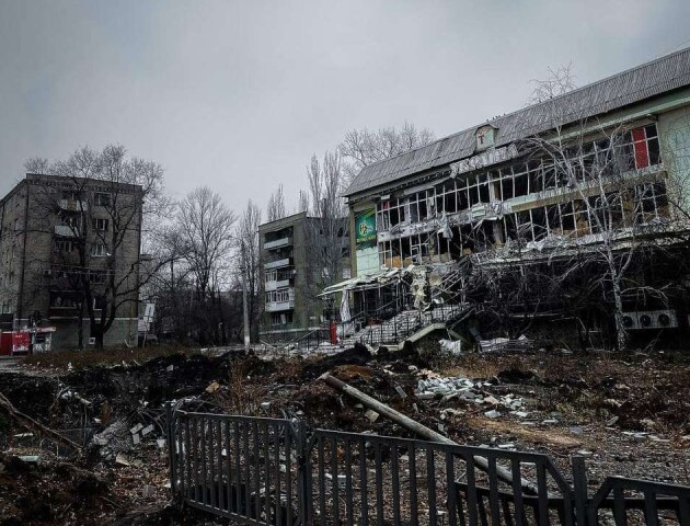 Волонтери з Волині показали знищений росіянами Бахмут. ФОТО