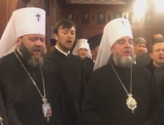 Михаїл колядував у резиденції Варфоломія. ВІДЕО