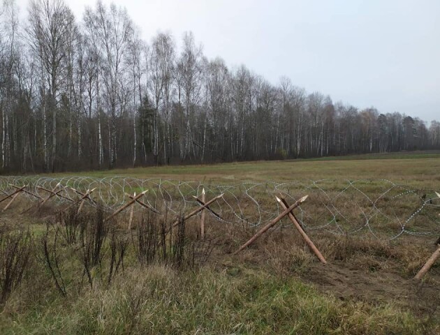 Бійці тероборони Волині зводять протипіхотні бар’єри