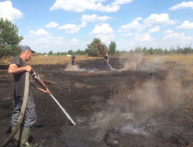 На Волині через людську недбалість сім разів горіли торфовища