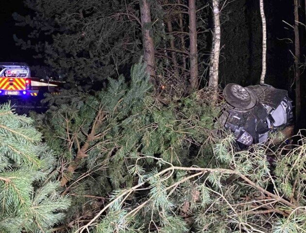 Повідомили про стан водія, який потрапив у ДТП на Волині