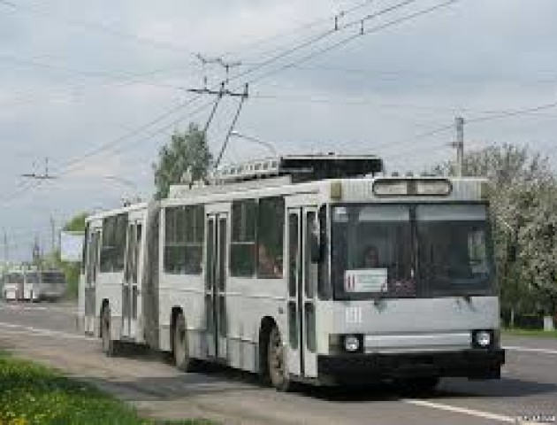 У Луцьку  двері тролейбуса затиснули маму з дитиною