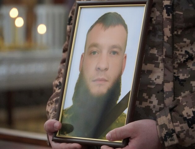 На Волині поховали полеглого 37-річного Героя Дмитра Савицького. ФОТО