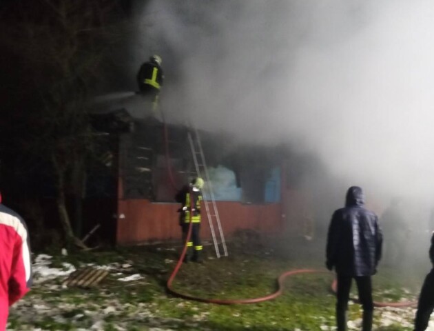 На Волині в пожежі будинку загинула жінка