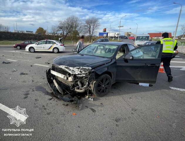 ДТП у Луцьку: водій іномарки влетів у автобус з пасажирами
