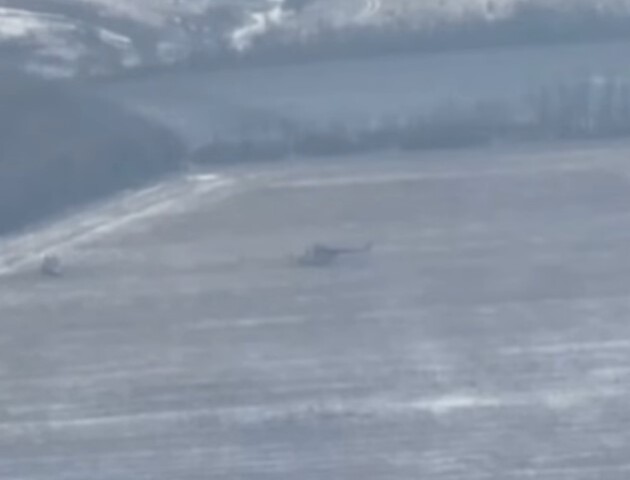 Військові волинської бригади показали, як знищили ворожий Мі-24. ВІДЕО