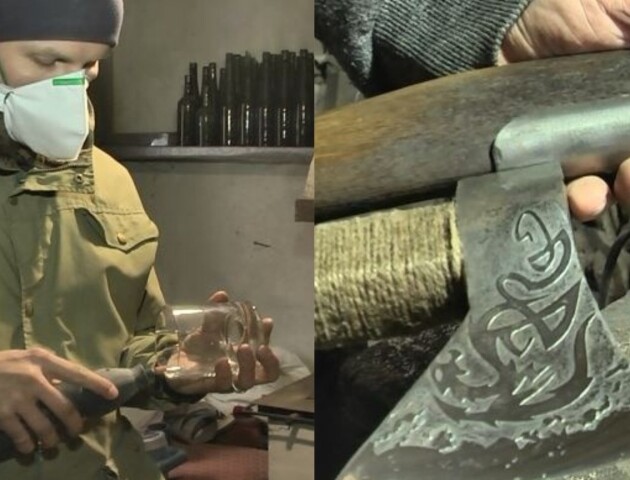 Сокири та вази з пляшок. Як луцькі військові після фронту налагоджують власну справу