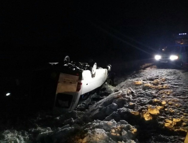 На Волині перекинувся автобус з пасажирами