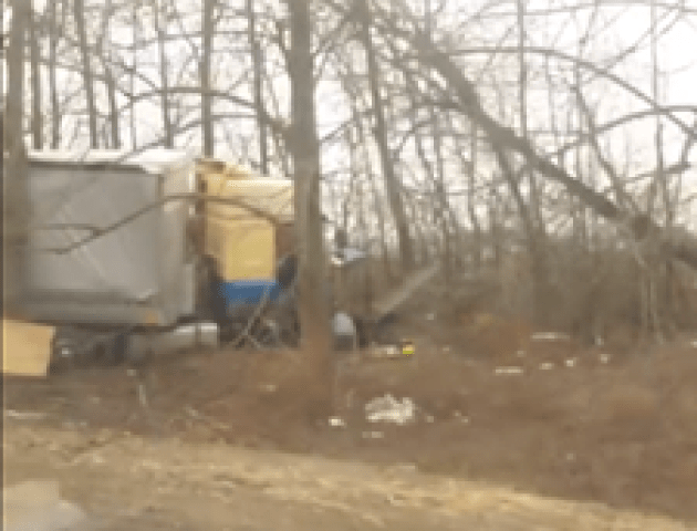 На Волині фура злетіла з дороги. ВІДЕО